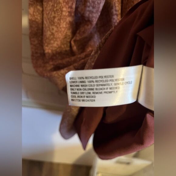 Women's Smocked Midi Sundress - Universal Thread™ Mauve Floral M - Picture 4 of 6